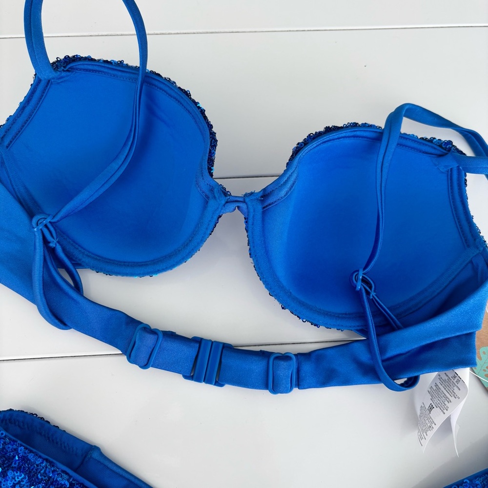 Calzedonia Blue Sequin Bikini Set🦋🐳 - Picture 6 of 14